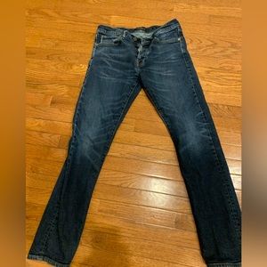 Lucky brand 121 slim fit button fly jean 30x32